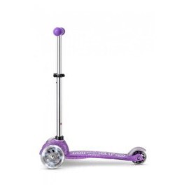 Resim Micro Scooter Mini Deluxe Fairy Glitter LED Mor Çocuk Scooter 