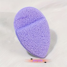 Resim 1 adet Eldiven Tarzı Yeni Yüz Temizleme Pufu, Yüz Yıkama İçin Sünger Temizleme Aracı, Makyaj Giderici Puf ve Su Damlası Yüz Yıkama Pufu. 
