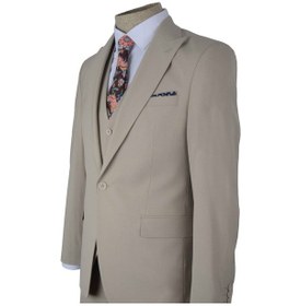 Resim Cengiz İnler Kırlangıç Yaka Slim Fit Yelekli Erkek Takım Elbise 001 