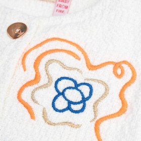 Resim GB Baby BG Store Kız Bebek Beyaz Yelek 23PSSBG2704 