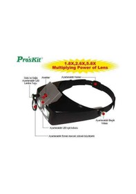 Resim Proskit Ma-016 Kafa Tipi Işıklı Büyütec 