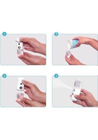 Resim Şarjlı Mini Yüz Nemlendirici Dezenfektan Cihazı Mist Sprayer 