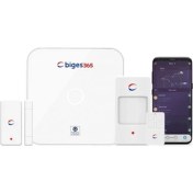 Resim Biges BGS365-BK-N Iot Smart Network Kablosuz Alarm Kiti 1 Yıl Uzaktan Izleme Dahil 