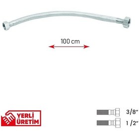 Resim Bağlantı Hortumu 3/8'1/2 100 Cm 