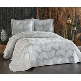 Resim Çeyiz Diyarı Yaprak Çift Kişilik Yatak Örtüsü Takımı (541550335) 