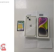 Resim Apple iPhone 14 İkinci El TR | 128 GB | Beyaz İkinci El CENAY TELEKOM İPHONE 14 128GB HATASIZ PİL %88 GARANTİLİ