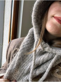 Resim LUUN Bej Rengi Yün Balaklava 