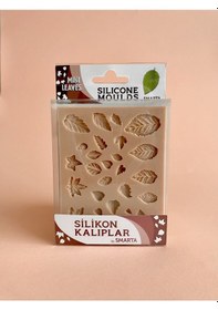 Resim Smarta Silikon Epoksi ve Polimer Kil Kalıbı Mini Leaves 
