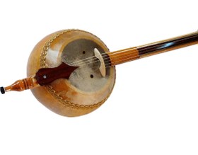 Resim String Instrument Quality 6 Courses Gourd Kabak Kemane W/ Bag 