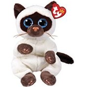Resim TY Beanie Babies Siyam Kedisi Miso 20 Cm 