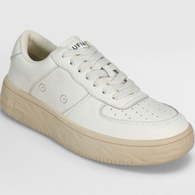 Resim Lufian 122230041 Natalı Deri Unisex Sneaker Ayakkabı Beyaz 