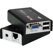 Resim Aten VGA KVM (Keyboard/Video Monitor/Mouse) Mesafe Uzatma Cihazı, USB Konsol, 100 metre&lt;br&gt; USB V 