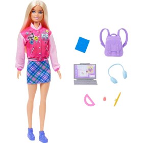 Resim Barbie Öğrenci Bebek ve Aksesuar Seti HRG84 