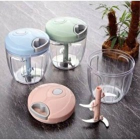 Resim Kitchen Pembelia Ipli El Rondosu 5 Bıçaklı Büyük Boy Sebze Doğrayıcı 1000 ml 