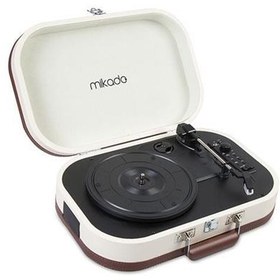 Resim Mikado Nostalgia MN-101 Pikap Fil dişi Usb+RCA+Bluetooth Destekli Müzik Kutusu 