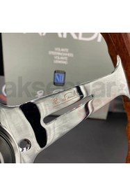 Resim MEGAHAWK Nardi Ahşap Direksiyon 35cm-Çelik Gövde-Ojinal 1. Sınıf Premium Direksiyon 