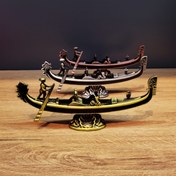 Resim Metal Dekoratif Venedik Kayık 