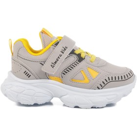 Resim aspor Buz Sarı Cırtlı Erkek Çocuk Spor Ayakkabı 