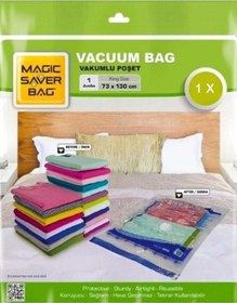 Resim Jumbo Boy 73 Cm X 130 Cm Vakumlu Poşet - Vakumlu Hurç - Vakumlu Torba Çok Renkli 