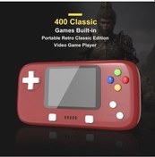 Resim Bordo Kırmızı 400'ü 1 Arada Klasik Tetris Oyun Makinesi Çocuklar Zore 
