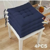 Resim Cloud011 Navy Blue 4 Parça Yastık Seti Nefes Alabilir Rahat Tüm Mevsimler 