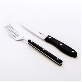 Resim Pirge Steak Biftek Bıçağı & Çatal Seti 12cm 41085 