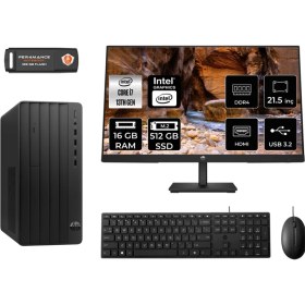 Resim Hp Pro Tower 290 G9 Intel Core I7 13700 16GB 512GB SSD 21.5" Fhd Monitör 8T2X1ES Fdos Masaüstü Bilgisayar & Per4 USB Bellek 8T2X1ESMNT312 