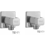 Resim Arçe Tema 2 Adet Klozet Quadro Taharet Ara Musluğu 