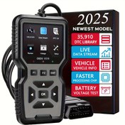 Resim Profesyonel OBD2 Tarama Aracı, Geliştirilmiş Motor Hata Kodu Okuyucu ve Sıfırlayıcı, 1996'dan Sonra Üretilen Mod 6/Mod 8 Araçlar İçin Uygun İleri Seviye OBDII/EOBD Araba Tanılama Tarayıcısı, Pil Gerekmez 