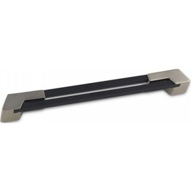 Resim Coşafak Zavinna Z324 Metal Krom - Mat Siyah 320Mm Akslı Kulp 