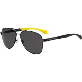 Resim Hugo Boss 1077 S Svk M9 60 Erkek Güneş Gözlüğü Siyah 