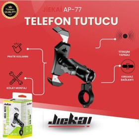 Resim Jikeai Ap-77 Gidon Bağlantılı Telefon Tutucu 