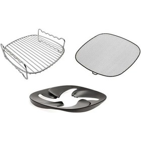 Resim Hd9630 Airfryer Xxl Fritöz Teli , Tel Izgara , Yağ Toplayıcı Seti 