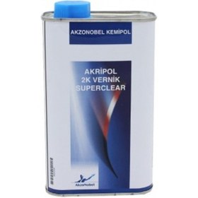 Resim Akzonobel Akripol 2K Super Clear Vernik 1 Litre 1 Litre 