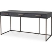 Resim Hitit Dekorasyon Molly Siyah Metal Çalışma Masası 