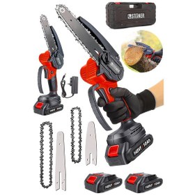 Resim Steiner 148 Vf 10 Ah %100 Kömürsüz Motor Akülü Dal Budama 15 Cm K 