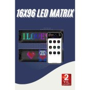 Resim Cama Yapışan En Büyük Boy 16X96 Telefon Kontrollü LED Ekran Digital Araba Yazısı 