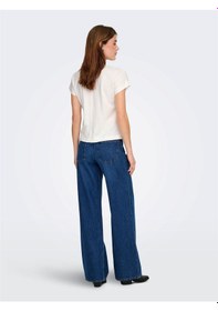 Resim Only Onlerıca S/s Top Jrs Noos Kadın Beyaz T-shirt - 15308926 