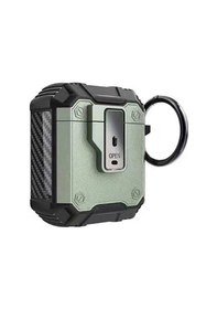 Resim Air-pods Zore Airbag 35 Darbelere Karşı Dayanıklı Düğmeli Kılıf-yeşil Yeşil 