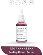 Resim Ludita yenileyici, cilt tonu eşitleyici kırmızı peeling serum (%20 aha + %2 bha) 