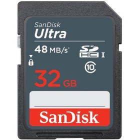 Resim Sandisk 32GB Ultra SDHC 48MB/s Class 10 UHS-I Hafıza Kartı 