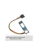 Resim Geeroyoo M.2 Ngff Key B&m Sata3.0 Dönüştürücü - 6.0gb/s Veri Transferi, 4-pin Güç Kablosu, 2230/2242/2260/2280 Boyut Desteği 