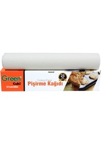 Resim Geen Cuki Yağlı Fırın Tepsi Pişirme Kızarma Kağıdı - 37 CM x 50 Metre - 10 Kutu 