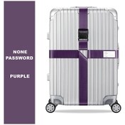 Resim Queenshow Anti-hırsızlık Bagaj Kemeri - Çapraz Askılı, Şifre Ayarlanabilir Bavul Kemerleri Multı 