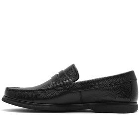 Resim Derimod Fly Erkek Siyah Deri Loafer 26SFD6324FT 