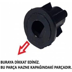 Resim Sinbo Uyumlu SHB 3117 BLENDER KAVRAMA HAZNE KAPAĞI ALT DİŞLİSİ - D Tipi 