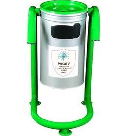 Resim Şengülerticaret Fkn Ökçeli Kafes Tipi Dış Mekan Bahçe Çöp Kovası Diğer 