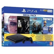 Resim Sony PS4 500 GB + 4 Oyun Gow/Det/Tlour/Fortvch/Ps+3M 