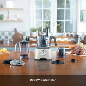 Resim x Refika Birgül Mastermaid Power Multifunctional 10 In 1 Cream Mutfak Robotu 2000W 