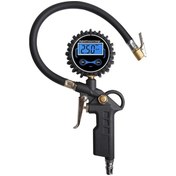 Resim Youmex 180 Psı Dijital Lastik Basınç Ölçer Ve Şişirme Aleti - Yüksek Hassasiyetli, Lcd Ekranlı 